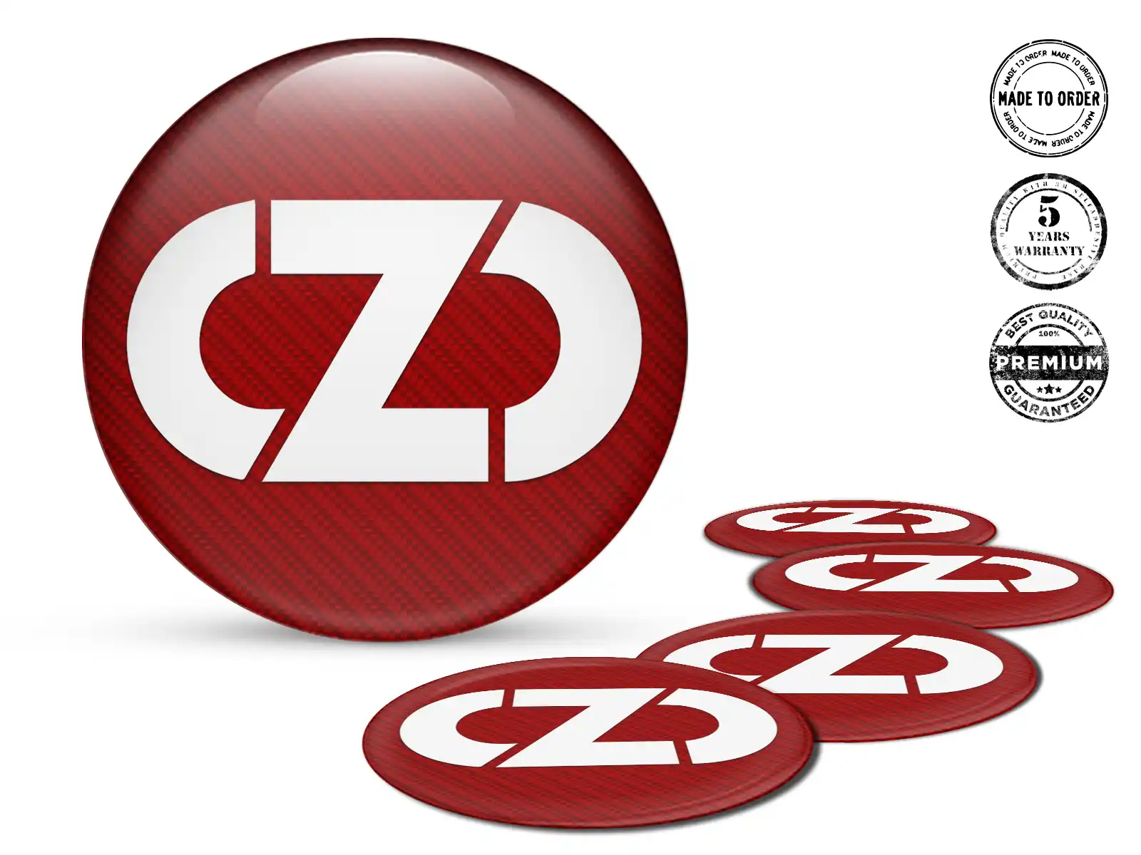 OZ Radaufkleber Ausgabe Individuelle Harzaufkleber
